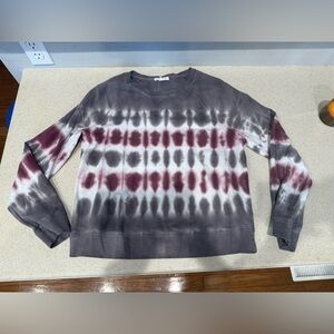 Gray Tie dye top